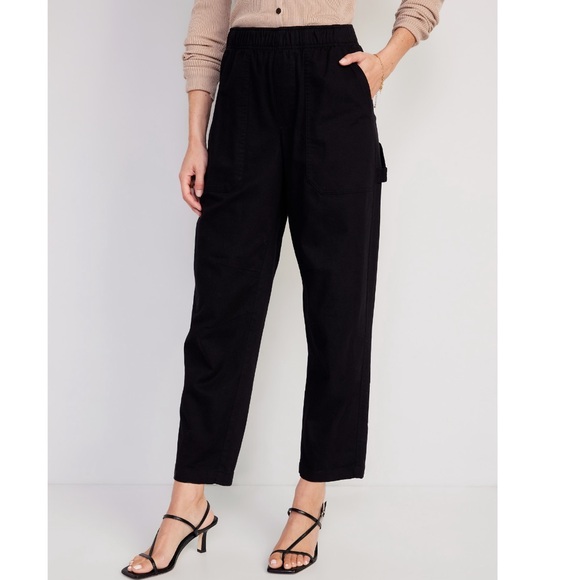 🖤 Old Navy Pulla Utility Women’s Black Pants - Size M - Picture 5 of 5